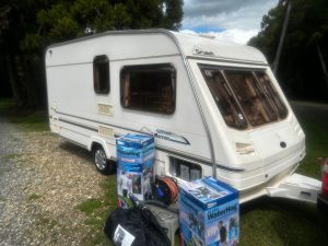 *SOLD* Sterling Cruach Morven – 2 berth with full bathroom and new awning