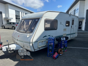 2002 Swift Challenger – 4 berth with motor movers and full end bathroom